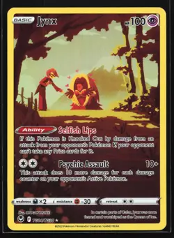 Jynx TG04/TG30 SWSH12: Silver Tempest Trainer Gallery Ultra Rare Pokemon Card - Image 1