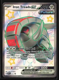 Iron Treads ex 073 SV: Scarlet & Violet Black Star Promo Pokemon Card - Image 1