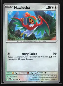 Hawlucha (Master Ball) 089/131 Prismatic Evolutions Reverse Holo Pokemon Card - Image 1