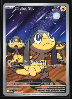 Helioptile 143/132 ME01: Mega Evolution Illustration Rare Pokemon Card - Image 1