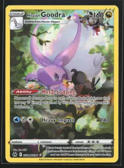 Hisuian Goodra GG21 Crown Zenith: Galarian Gallery Ultra Rare Pokemon Card - Image 1