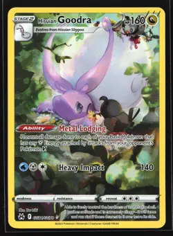 Hisuian Goodra GG21 Crown Zenith: Galarian Gallery Ultra Rare Pokemon Card - Image 1