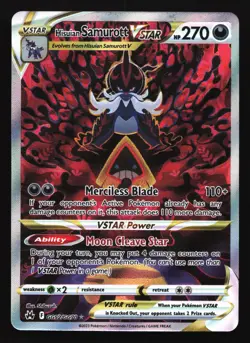 Hisuian Samurott VSTAR GG52 Crown Zenith Galarian Gallery Pokemon Card - Image 1