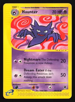 Haunter 80/165 Expedition Uncommon Pokemon Card - Image 1