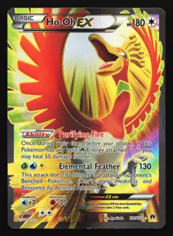 Ho-Oh EX (Full Art) 121/122 XY - BREAKpoint Ultra Rare Pokemon Card - Image 1