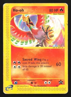 Ho-oh 52 WoTC Black Star Promo Pokemon Card - Image 1