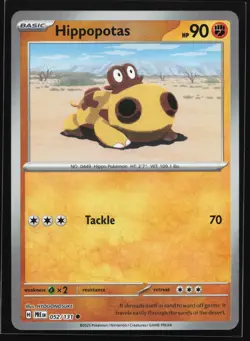 Hippopotas (Master Ball) 052/131 Prismatic Evolutions Reverse Holo Pokemon Card - Image 1