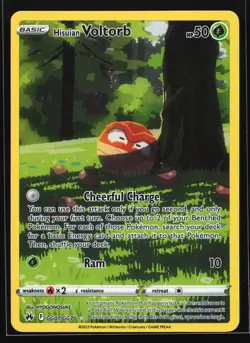Hisuian Voltorb GG01/GG70 Crown Zenith: Galarian Gallery Ultra Rare Pokemon Card - Image 1