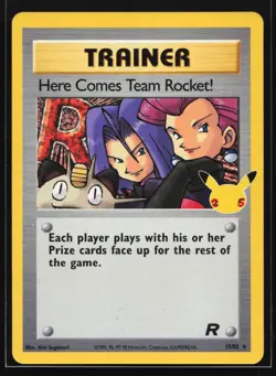 Here Comes Team Rocket! 15/82 Celebrations: Classic Collection Holo Pokemon Card - Image 1