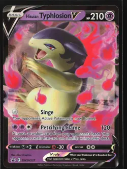 Hisuian Typhlosion V SWSH237 Sword & Shield Black Star Promo Pokemon Card - Image 1
