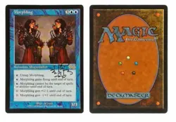 1x Morphling: V0615: Signed/Autographed: RK Post: Black Pictured Autographs - M - Image 1