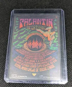 Near Mint Foil Palantir of Orthanc Borderless Poster LTR 749 - Image 3