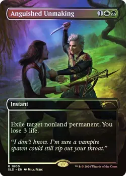 Anguished Unmaking Foil D&D Secret Lair NM MTG - Image 1