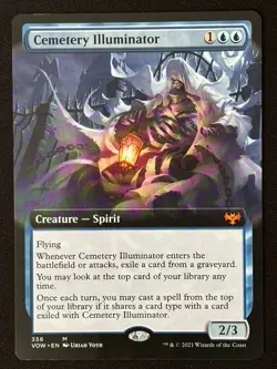 1x MTG Cemetery Illuminator (Extended Art) - Innistrad: Crimson Vow (VOW) #356 - Image 1