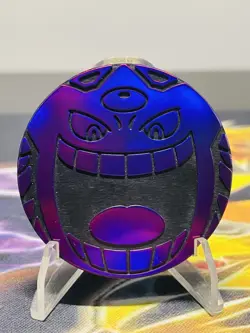 Mega Gengar Holo Purple & Black Pokemon TCG Jumbo Coin - Image 1