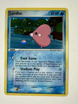 Pokemon Luvdisc 7/100 Crystal Guardians Rare Holo 2006 NM - Image 1