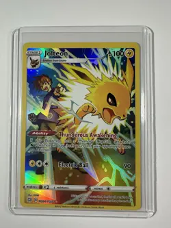 Pokemon Jolteon TG04/TG30 – Crown Zenith Galarian Gallery – Full Art Holo - Image 1