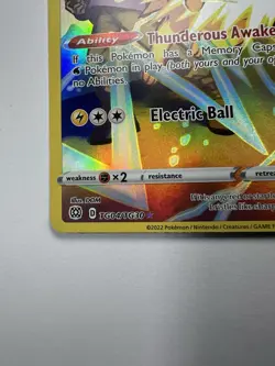 Pokemon Jolteon TG04/TG30 – Crown Zenith Galarian Gallery – Full Art Holo - Image 3