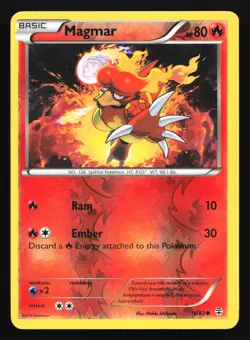 Magmar 16/83 Generations Reverse Holo Pokemon Card - Image 1