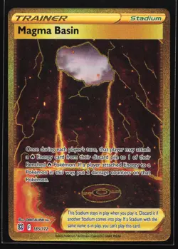 Magma Basin 185/172 SWSH09: Brilliant Stars Secret Rare Pokemon Card - Image 1
