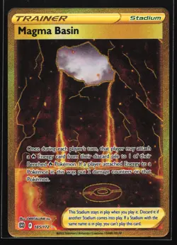 Magma Basin 185/172 SWSH09: Brilliant Stars Secret Rare Pokemon Card - Image 1