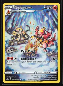 Magmortar GG03/GG70 Crown Zenith: Galarian Gallery Ultra Rare Pokemon Card - Image 1