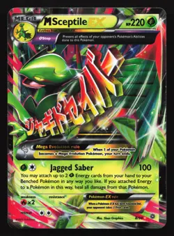 M Sceptile EX 8/98 XY - Ancient Origins Ultra Rare Pokemon Card - Image 1