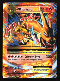 M Charizard EX 13/108 XY - Evolutions Ultra Rare Pokemon Card - Image 1