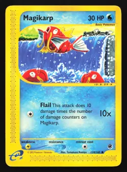 Magikarp 118/165 Expedition Common Pokemon Card - Image 1
