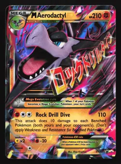 M Aerodactyl EX XY98 XY Black Star Promo Pokemon Card - Image 1