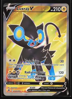Luxray V (Full Art) 168/189 SWSH10: Astral Radiance Ultra Rare Pokemon Card - Image 1