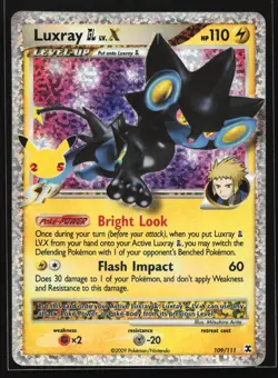 Luxray GL LV.X 109/111 Celebrations: Classic Collection Pokemon Card - Image 1
