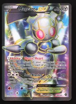 Magearna EX (Full Art) 110/114 XY - Steam Siege Ultra Rare Pokemon Card - Image 1