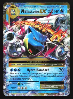 M Blastoise EX 22/108 XY - Evolutions Ultra Rare Pokemon Card - Image 1