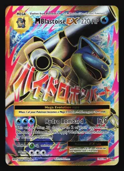 M Blastoise EX (Full Art) 102/108 XY - Evolutions Ultra Rare Pokemon Card - Image 1