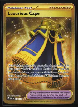Luxurious Cape 265/182 SV04: Paradox Rift Gold Hyper Rare Pokemon Card - Image 1