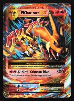 M Charizard EX 13/108 XY - Evolutions Ultra Rare Pokemon Card - Image 1