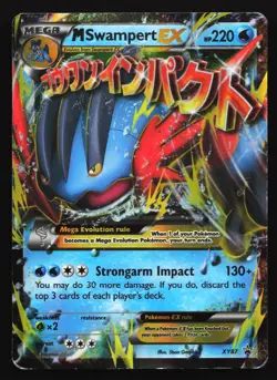M Swampert EX XY87 XY Black Star Promo Pokemon Card - Image 1