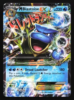 M Blastoise EX 18/83 Generations Ultra Rare Pokemon Card - Image 1