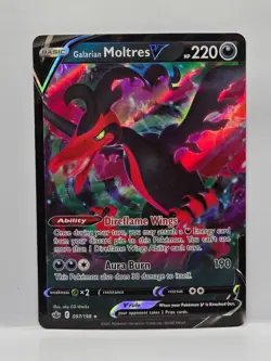 Galarian Moltres V 97/198 Pokemon TCG LP - Image 1