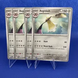 Pokemon TCG - ME03: Perfect Order (POR EN) - Aegislash - 058/088 X4 PlaySet - Image 1
