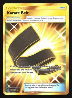 Karate Belt 252/236 SM - Unified Minds Secret Rare Pokemon Card - Image 1