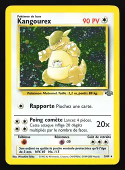Kangaskhan (Kangourex) 5/64 Jungle FRENCH Holo Rare Pokemon Card - Image 1