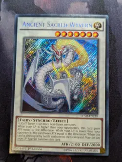 Yu-Gi-Oh! - Ancient Sacred Wyvern - LC5D-EN239 - 1st Edition - Secret Rare - VLP - Image 1