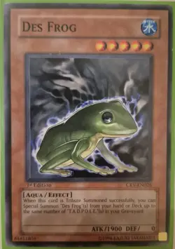 YuGiOh Des Frog CRV-EN026 - Image 1