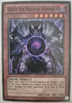 YuGiOh Caius the Shadow Monarch Rare BP01-EN018 - Image 1
