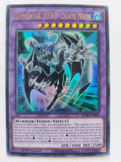 Elemental HERO Chaos Neos - BLAR-EN055 - Ultra Rare - 1st Edition - Yugioh - Image 1