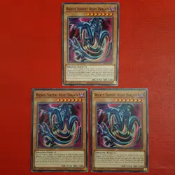 Yugioh Wicked Serpent Night Dragon ALIN-EN031 1st Edition Playset - Image 1