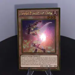 Yugioh Apple Magician Girl MVP1-ENG15 1. Edition Gold Rare Near Mint - Image 2