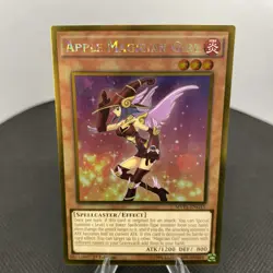 Yugioh Apple Magician Girl MVP1-ENG15 1. Edition Gold Rare Near Mint - Image 3